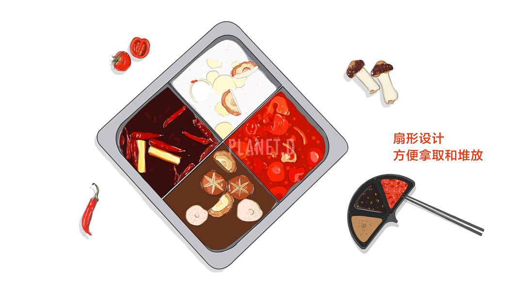 海底捞周边创意设计（图ZMjAxMDQ4MDM2） - 商业插画 - 站酷设计师PDWORKS原创素材 - 站酷ZCOOL