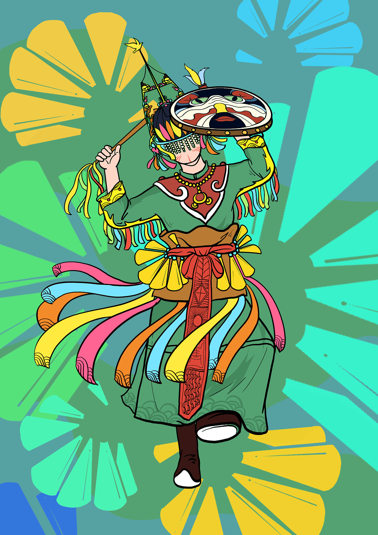 满族传统习俗插画|插画|创作习作|z67961051 - 原创作品 - 站酷