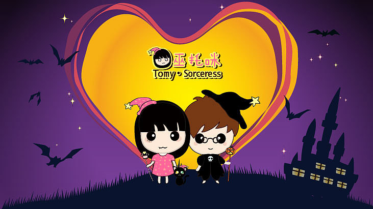 万圣节高清虐狗壁纸，如期而至;
只要有爱，万圣节也可以是情人节