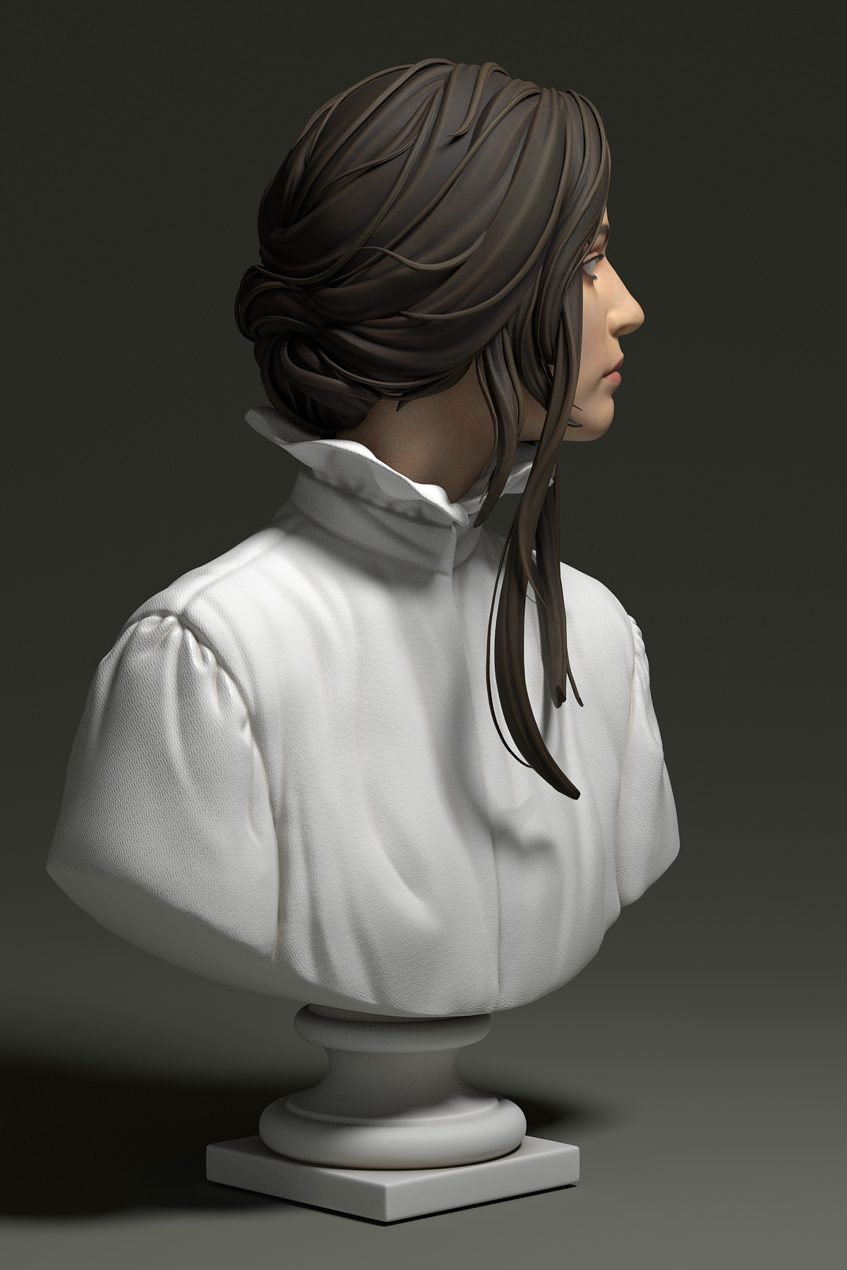 胸像练习20201007