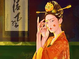 插画练习-风