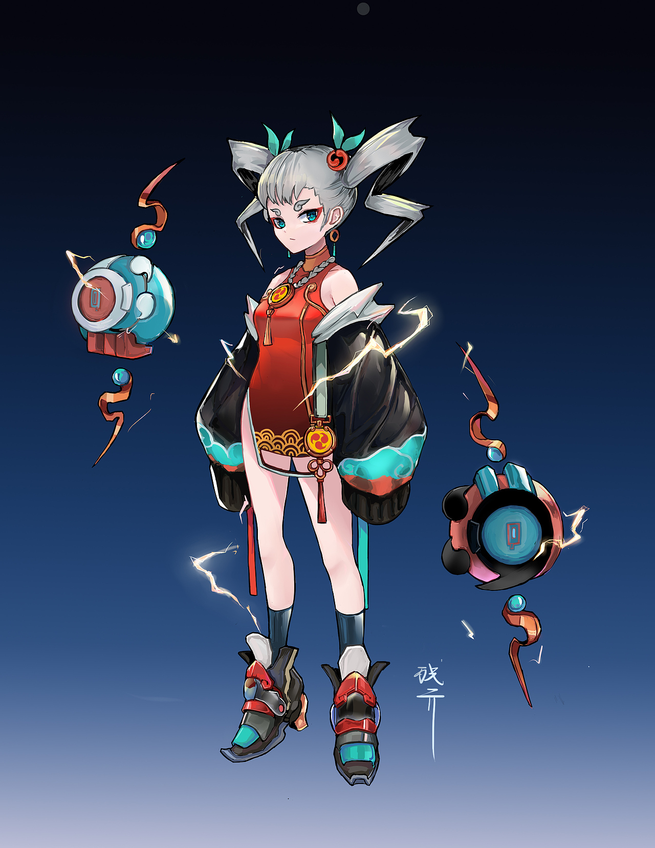 国潮角色设计（图ZMjI4NTIzMTY0） - 概念设定 - 站酷设计师残亓原创素材 - 站酷ZCOOL