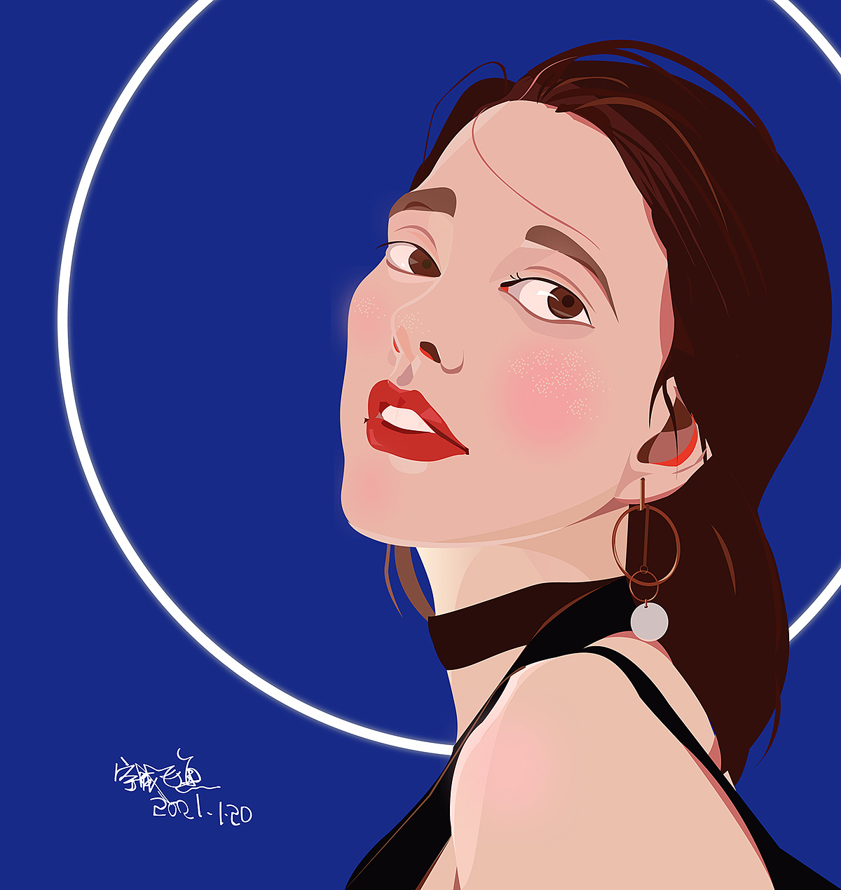 一组人物头像练习