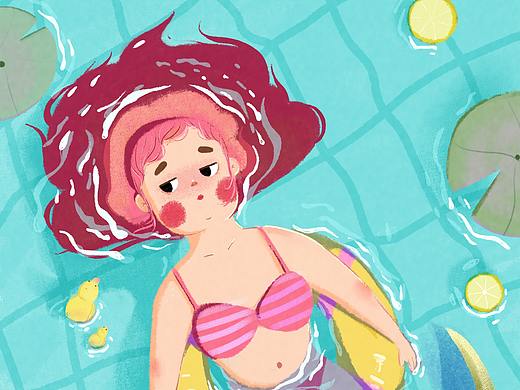 夏日（個(gè)人主頁-ZNTMzMzg5MDg=） - 創(chuàng)作習(xí)作 - 站酷設(shè)計(jì)師果言原創(chuàng)素材 - 站酷ZCOOL