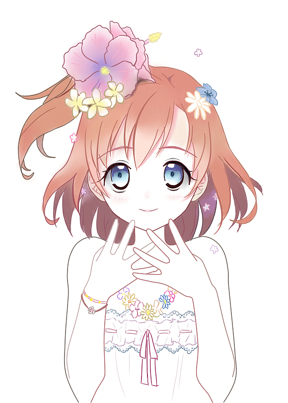 手绘少女（临摹）（图ZNjk5NjM1MDQ=） - 创作习作 - 站酷设计师深蓝酱原创素材 - 站酷ZCOOL