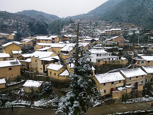 平田航拍 雪景2017