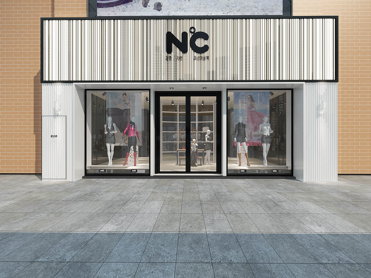 简约服装店门头集合_张美丽效果图-站酷zcool