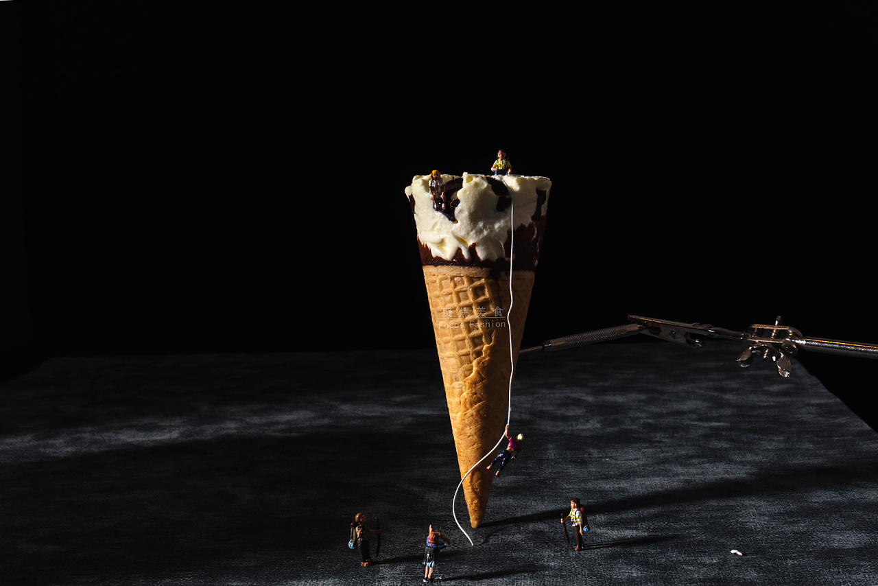 小人偶创意冰激凌美食摄影|摄影|美食摄影|聚焦美食 - 原创作品