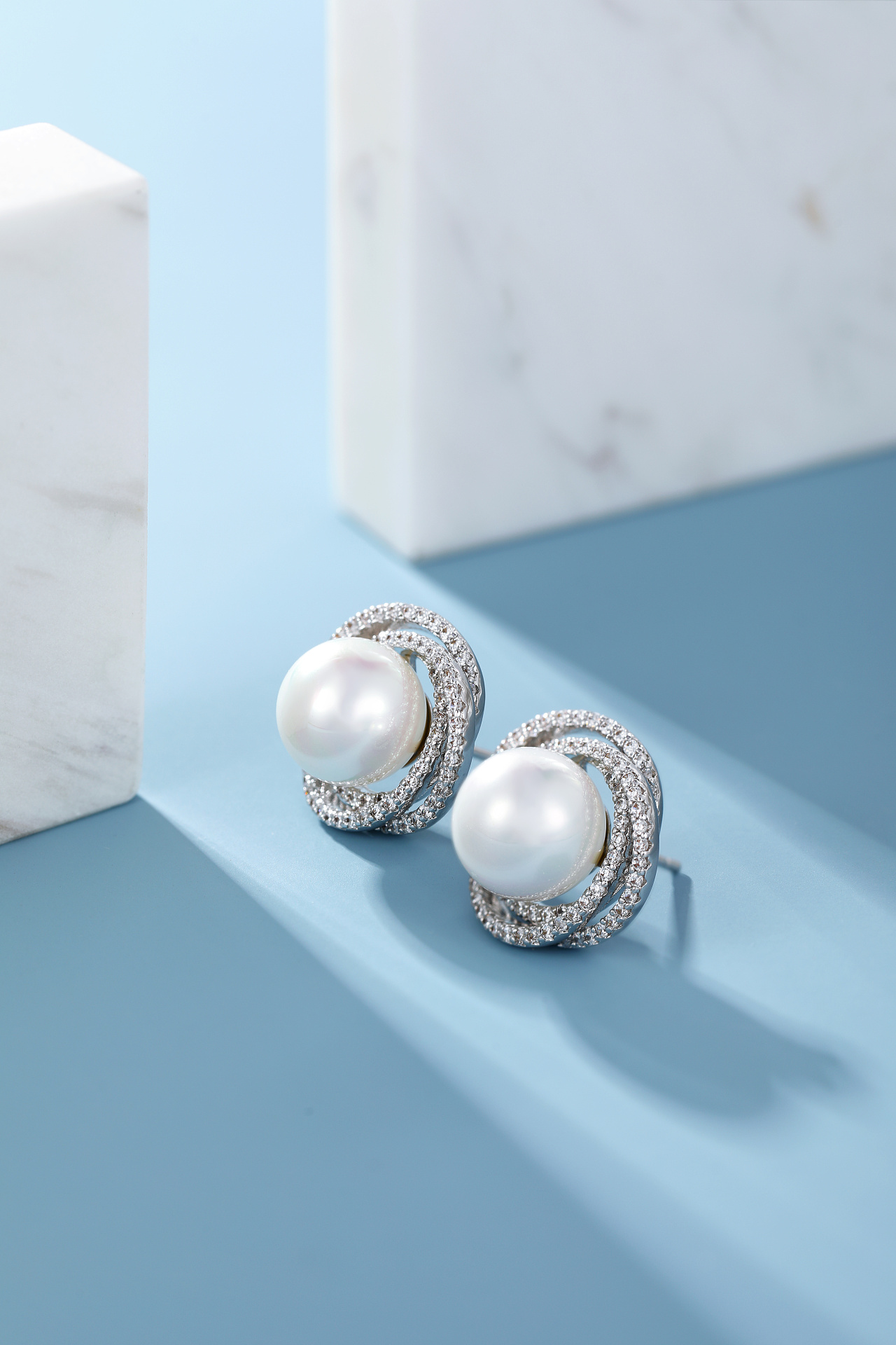 珠宝摄影 | 淡雅珍珠 梦蓝