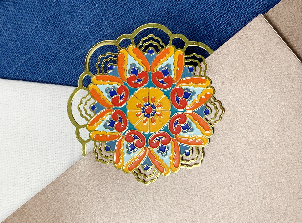 敦煌文创#语莫-金属书签套装 - 原创作品 - 站酷(zcool)