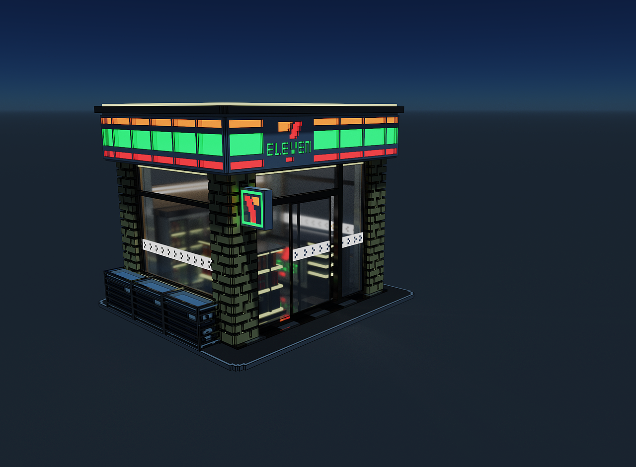 71便利店（图ZMTgzMjczOTgw） - 场景 - 站酷设计师AJ不穿AJ原创素材 - 站酷ZCOOL