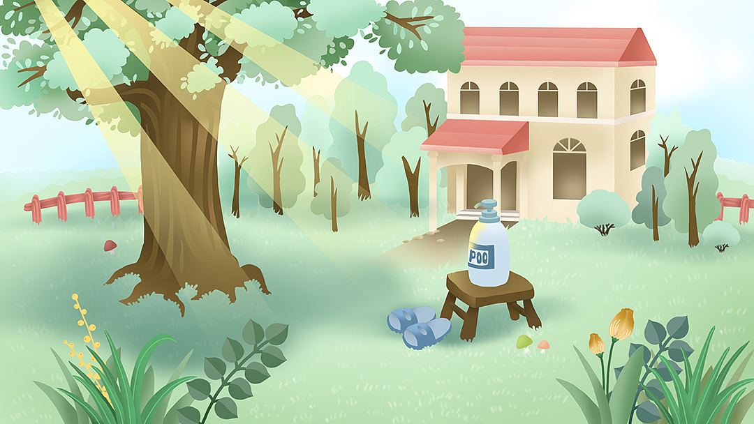 包子村家里后花园