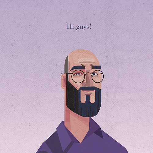 临摹练习-ai-乔布斯