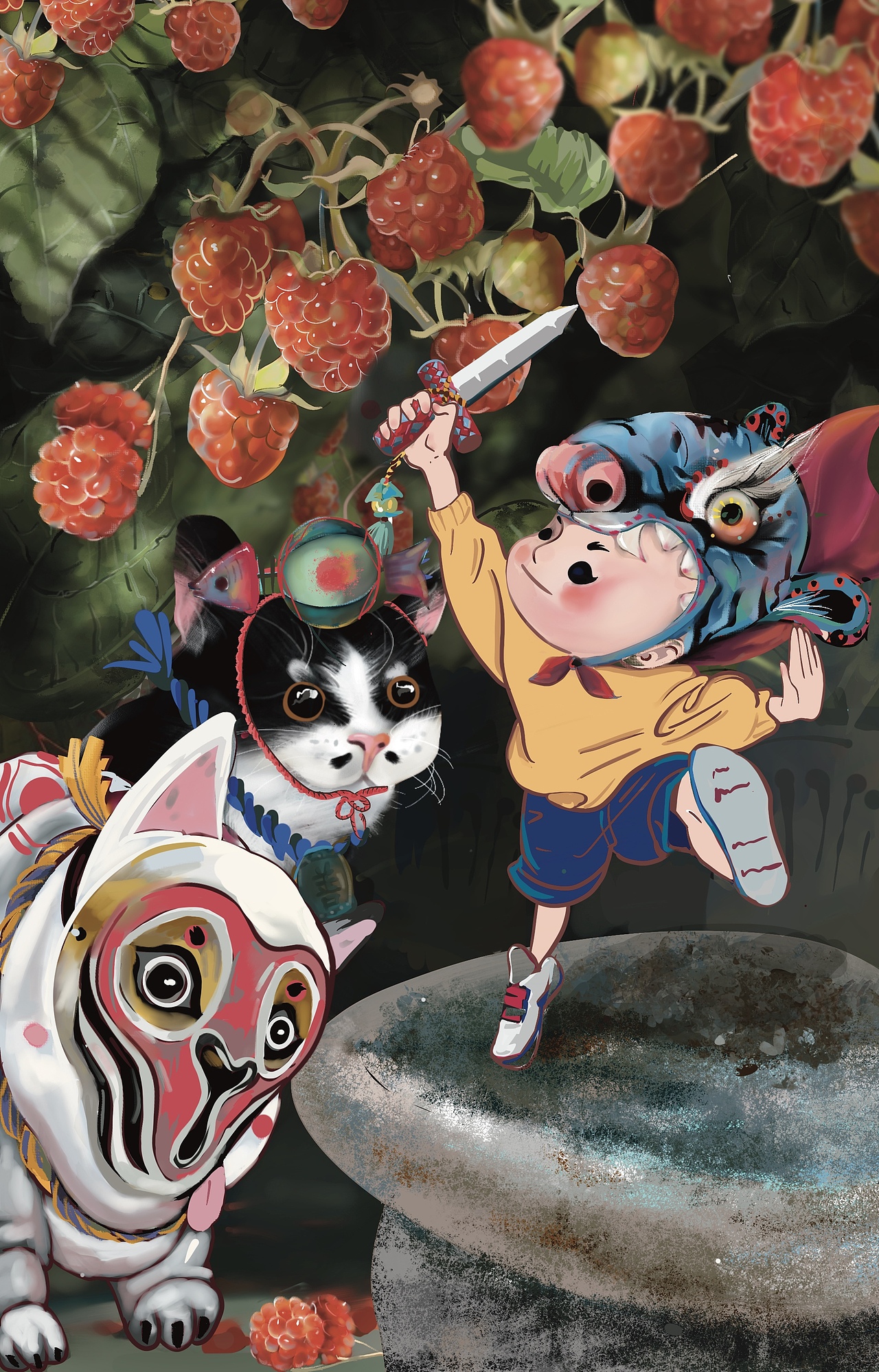 儿童插画  节日及生活认知