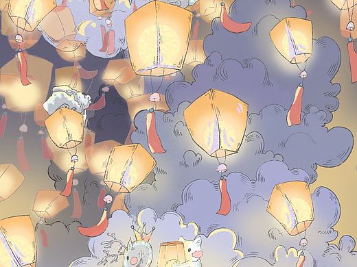 祈愿⭐️⭐️（个人主页-ZNTU5MzE5Njg=） - 创作习作 - 站酷设计师霉子糖原创素材 - 站酷ZCOOL