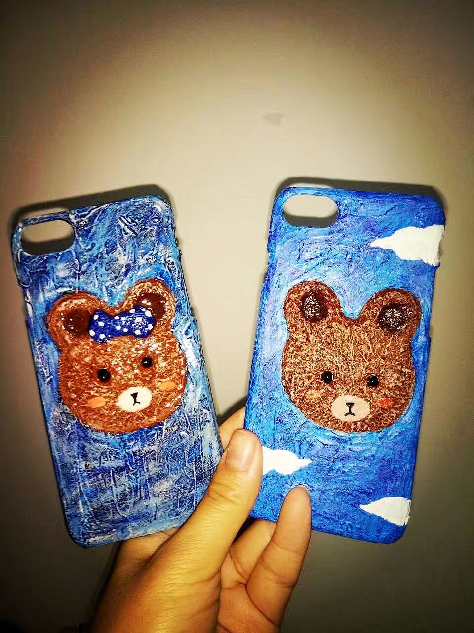 手绘手机壳~最爱梵高