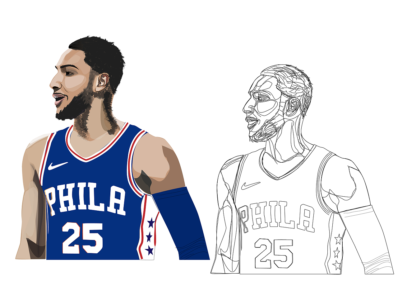 AI矢量插画 人物练习