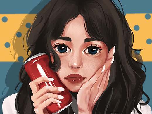 慢慢来是一种诚意 | 头像插画