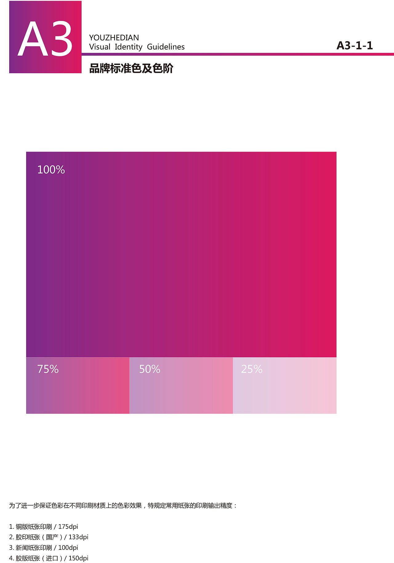 一套紫红色的VI设计规范