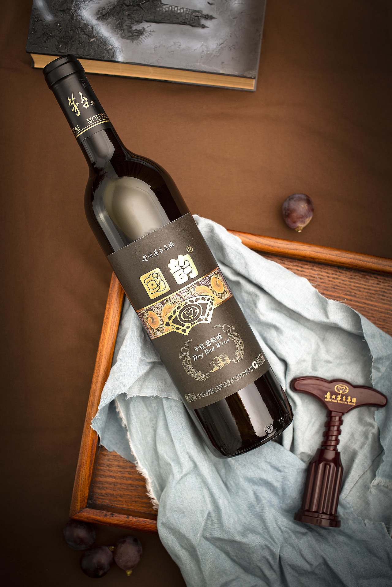 贵州茅台集团国韵干红葡萄酒拍摄