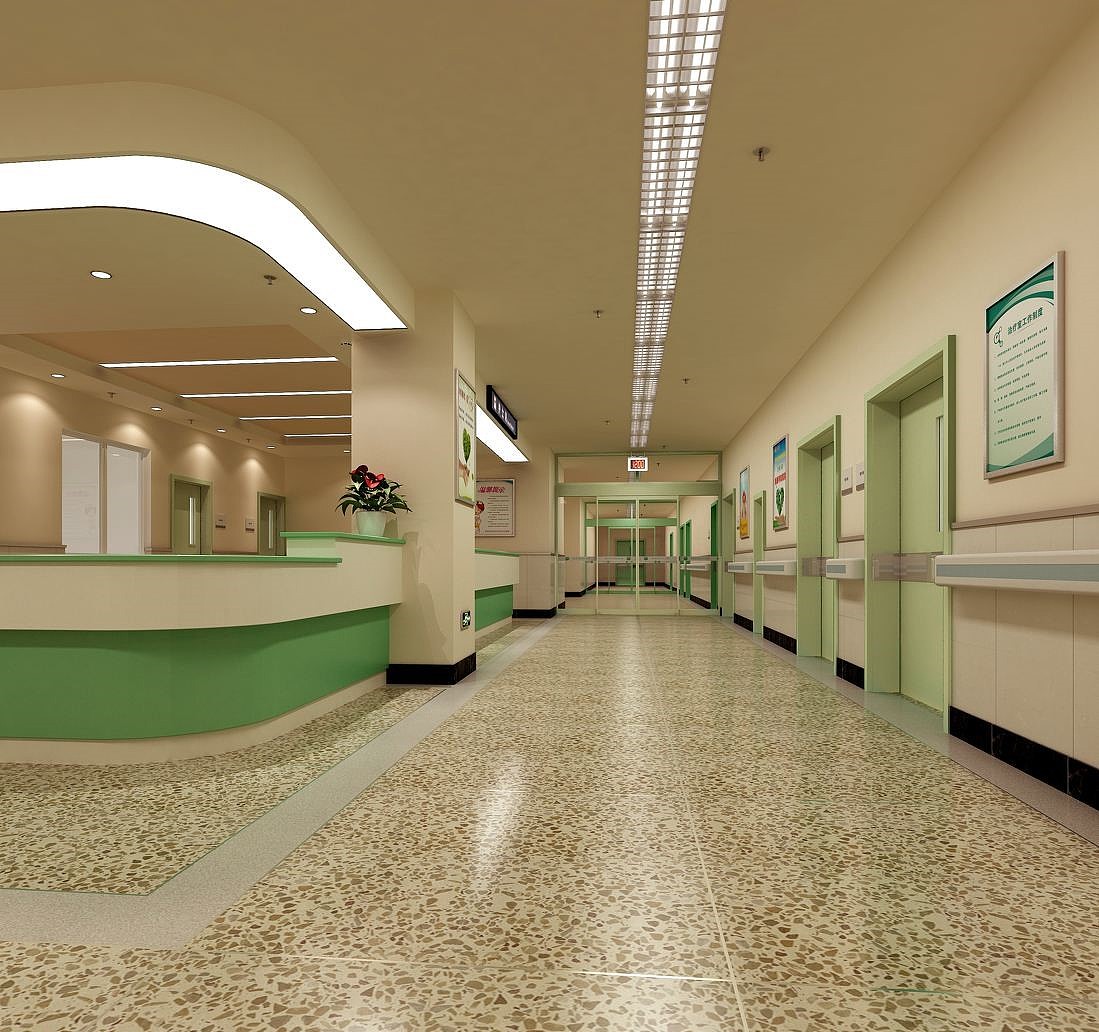 医院病房走廊高清图片下载-正版图片500988658-摄图网