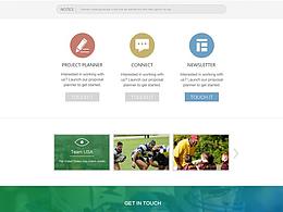 3款企业官网模版 首页 psd源文件 sketch源文件