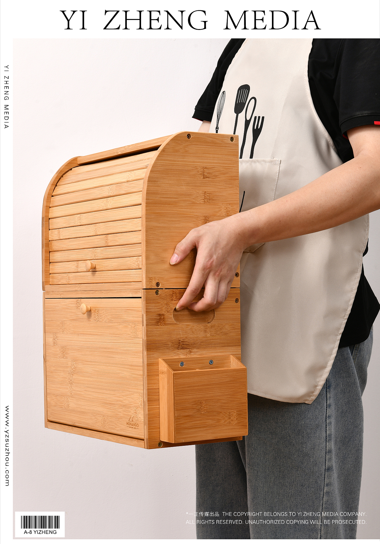 厨房家具 | 多功能原木色厨房置物架 YIZHENG MEDIA（图ZMjU4ODk0Njky） - 产品摄影 - 站酷设计师一正传媒原创素材 - 站酷ZCOOL