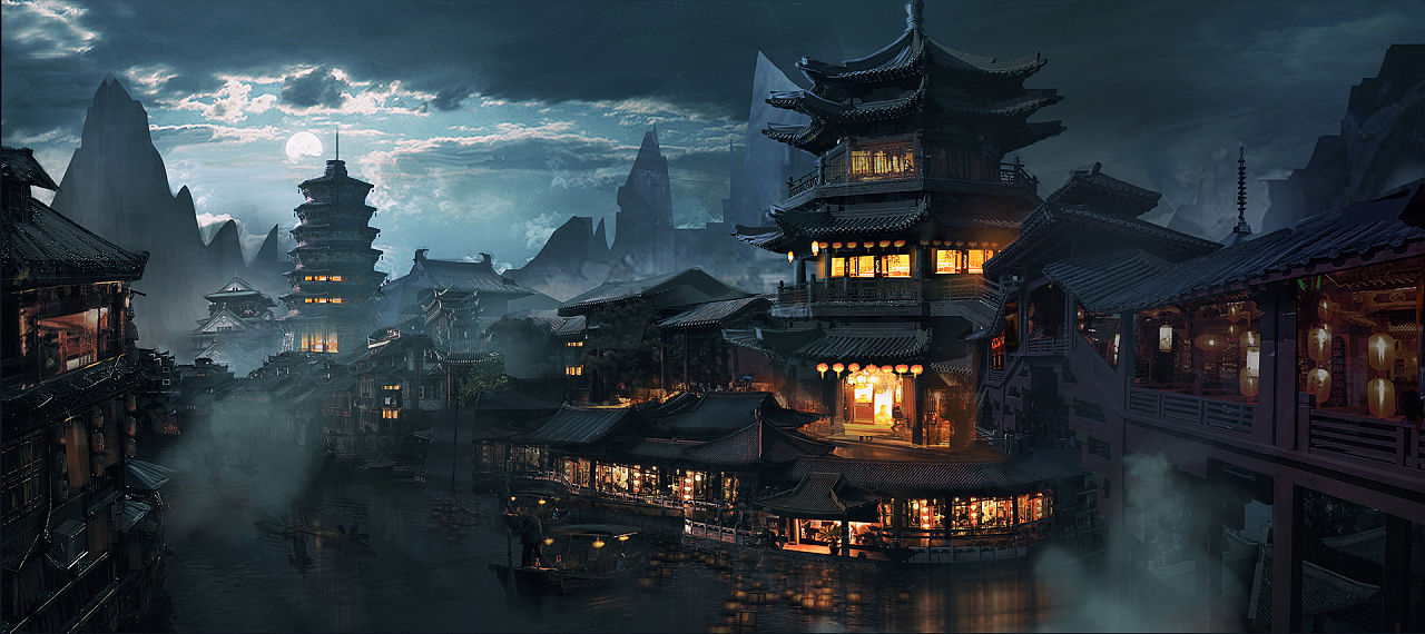 影视概念设计学员作品展示|插画|概念设定|黑焰cg美术学院 - 原创作品