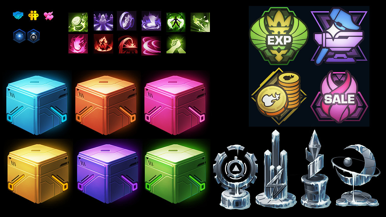 游戏UI图标,技能图标