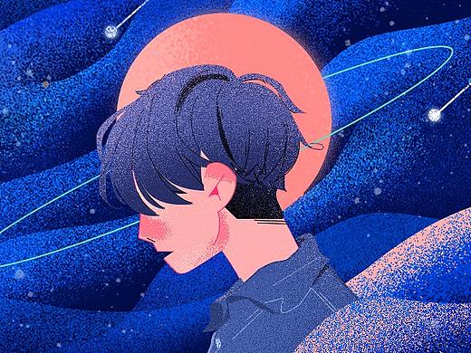 SPACE—宇宙：插画练习：