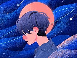 SPACE—宇宙：插画练习：