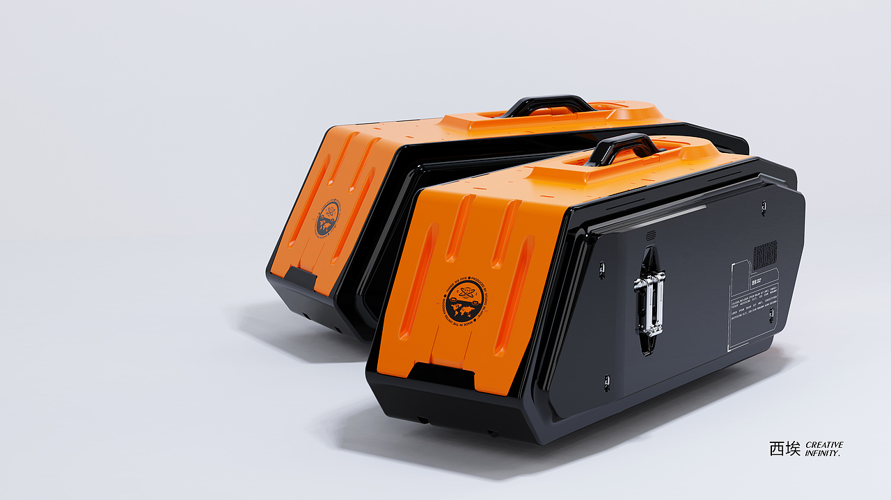 西埃设计 军工产品防水/户外便携充电箱