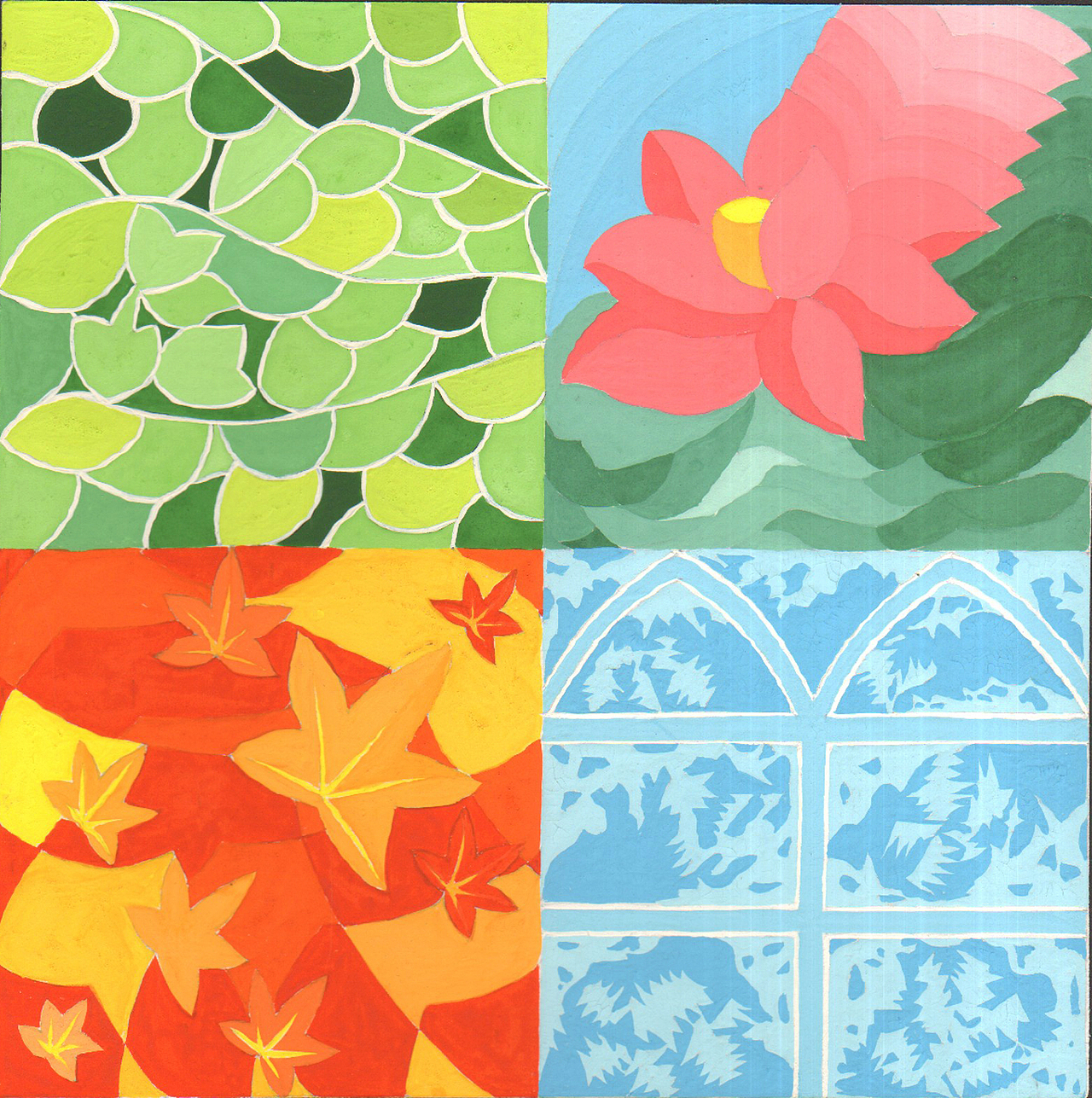 春夏秋冬音乐节奏酸甜苦辣举报25分享原创作品平面图案星star色彩构成