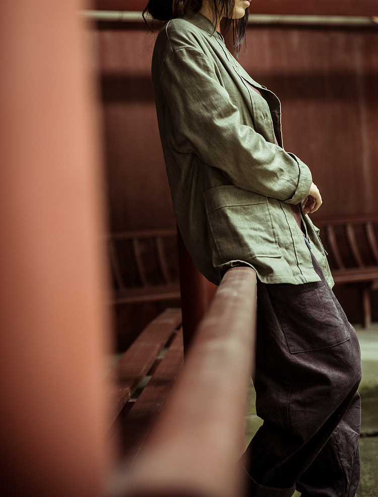 成都原创设计女式新款秋冬灯芯绒阔腿休闲裤长裤文艺术范