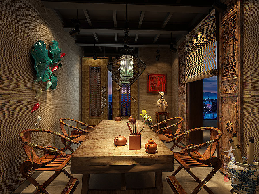 简阳特色茶楼设计案例