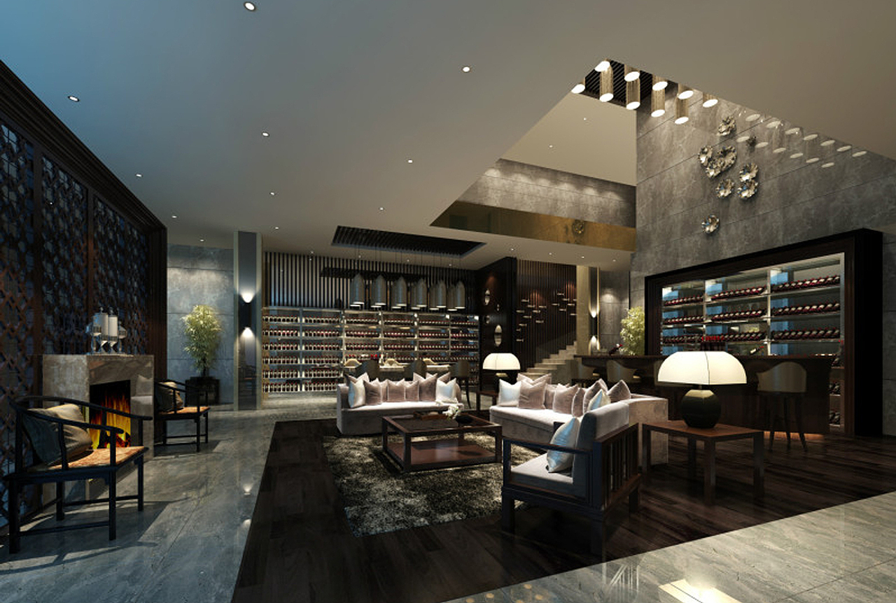 长沙办公室装修设计—邵阳广信集团接待会所