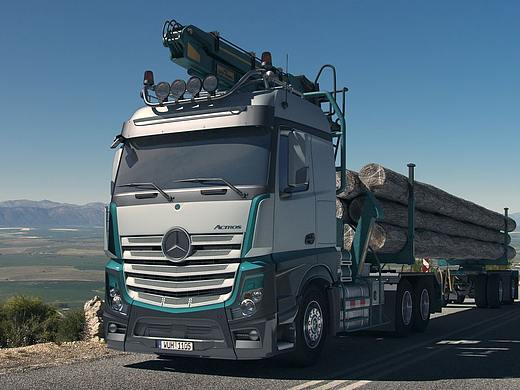 Long Timber Transport 长木运输车