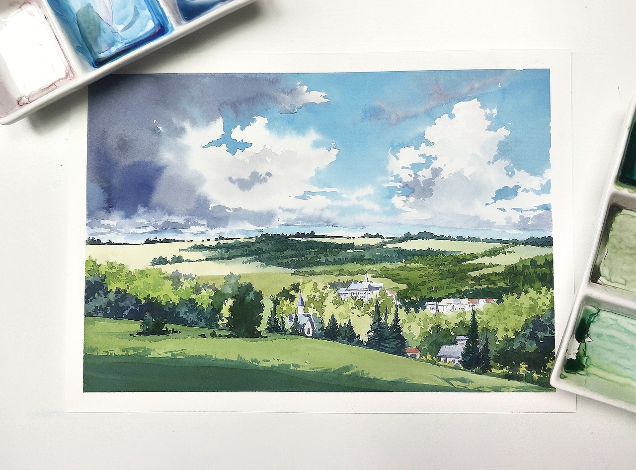 北川大叔最近的水彩摸鱼（图ZMTMwNDUzMDE2） - 绘画 - 站酷设计师北川大叔原创素材 - 站酷ZCOOL