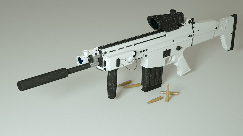 C4D建模和平精英siga步枪（图ZMzYzNzczOTg4） - 产品 - 站酷设计师夏宇客原创素材 - 站酷ZCOOL