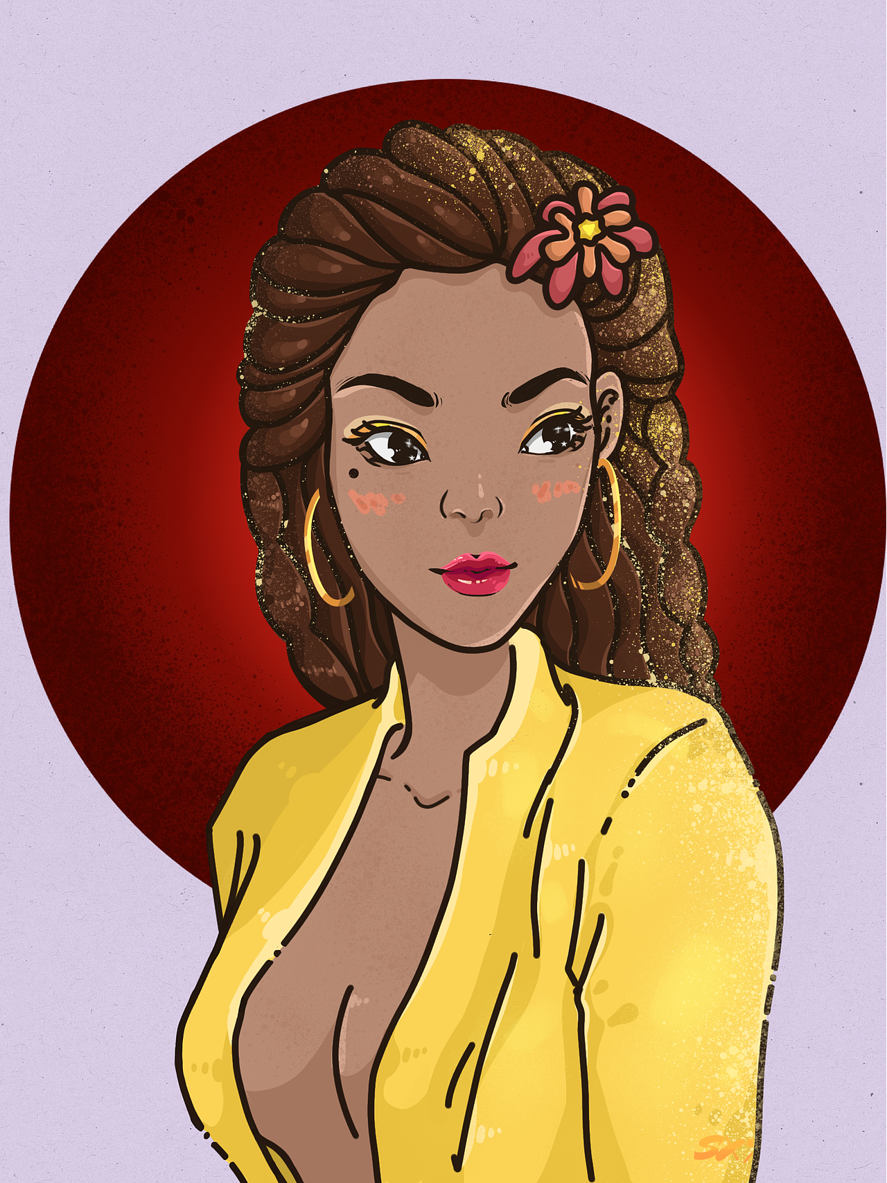 最近的绘画🎨小练习（图ZMTk1NzA1NTQ0） - 新锐潮流插画 - 站酷设计师黛妮呀黛妮原创素材 - 站酷ZCOOL