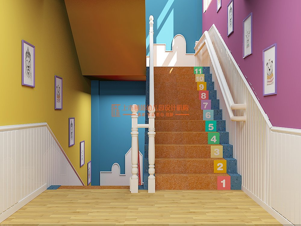 洛阳檀香苑幼儿园设计案例效果图-上木颐扬装饰原创作品