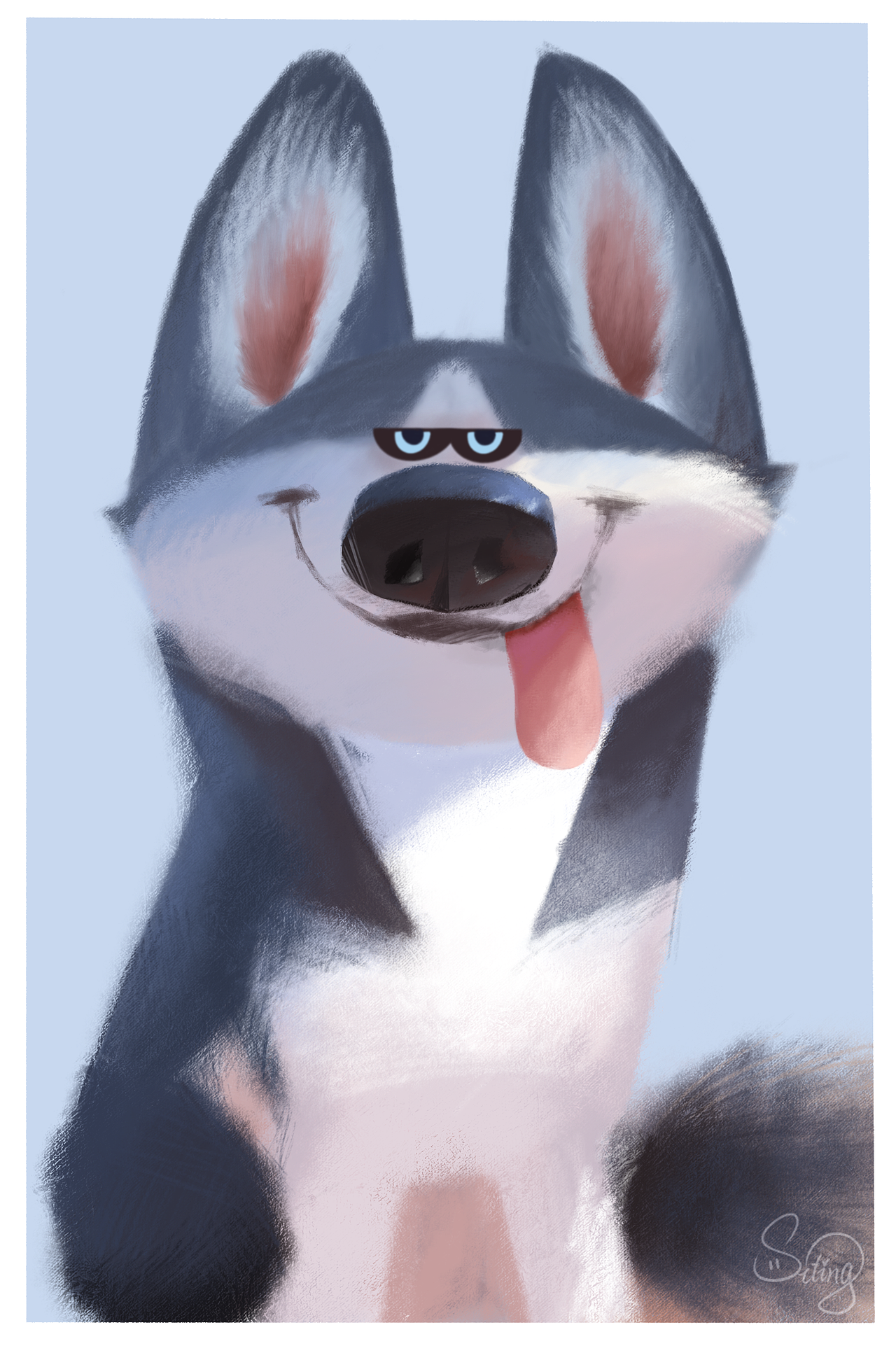 新接触的ipad画画-临摹（图ZMjQ1MDk4MjQ4） - 艺术插画 - 站酷设计师蟹了芬妮原创素材 - 站酷ZCOOL