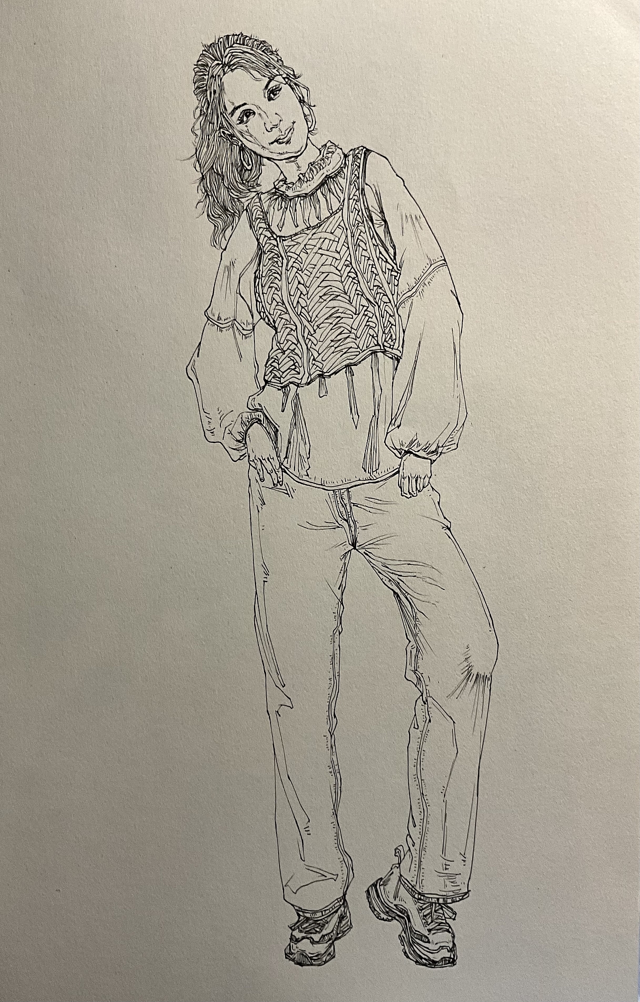 线性速写作品展示