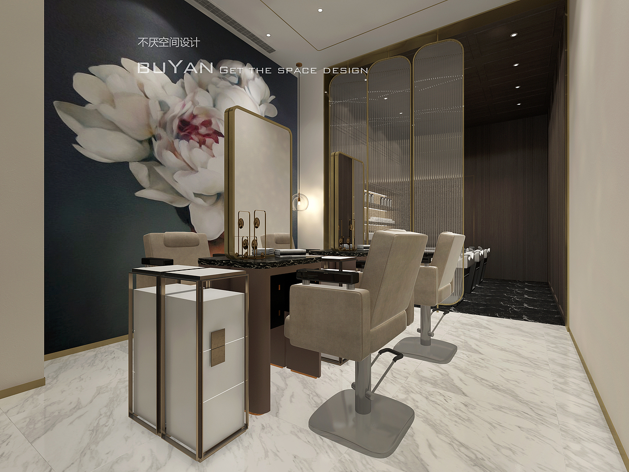 新作发布 | 翡琳美容养生会所  Hairdressing area