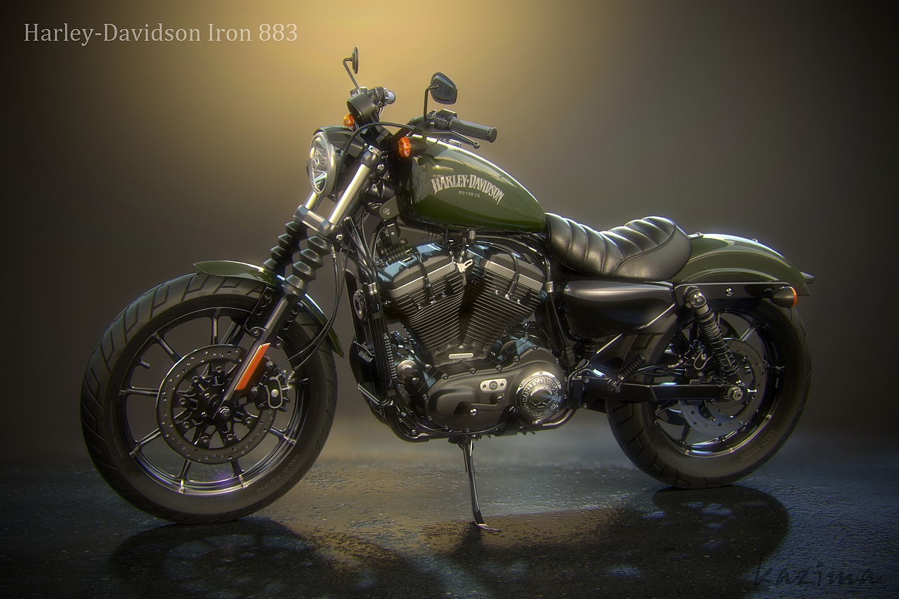 哈雷883硬汉 运动巡航摩托车harley-davidsoniron883cg