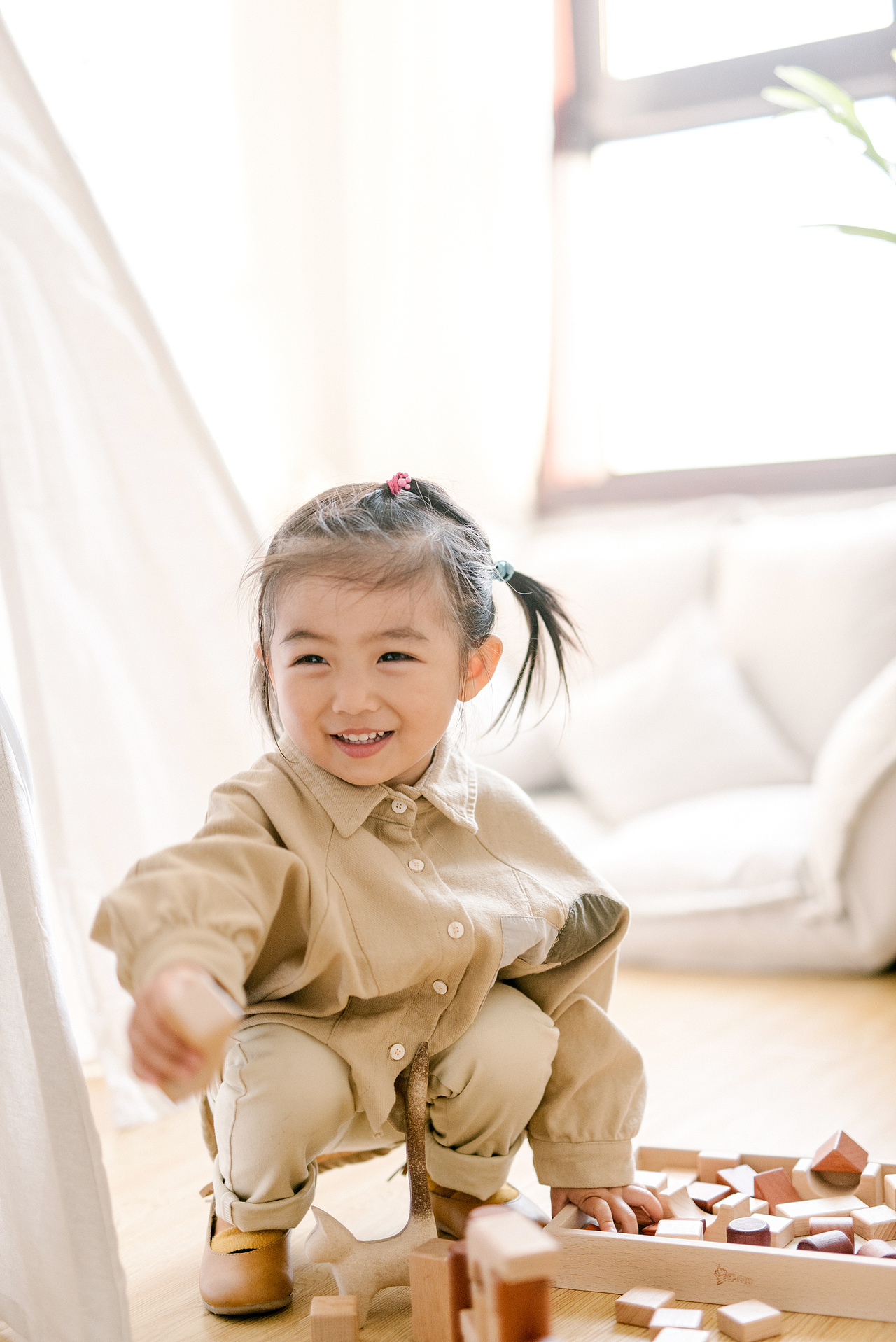 糖果色的秋天,甜甜的你