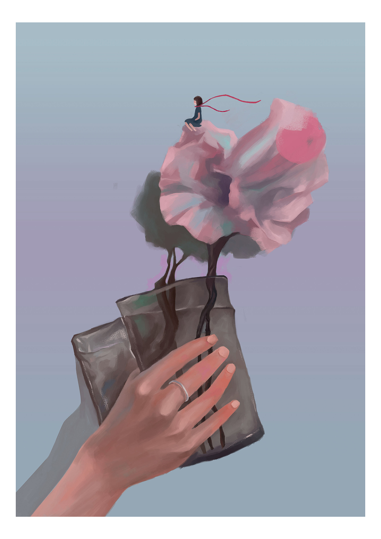 《Red tape》插画设计