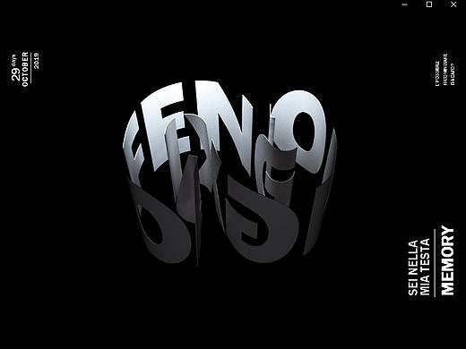 C4D-3D文字围绕海报