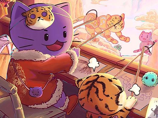 2022天猫年货节乐乐猫旗舰店活动页面
