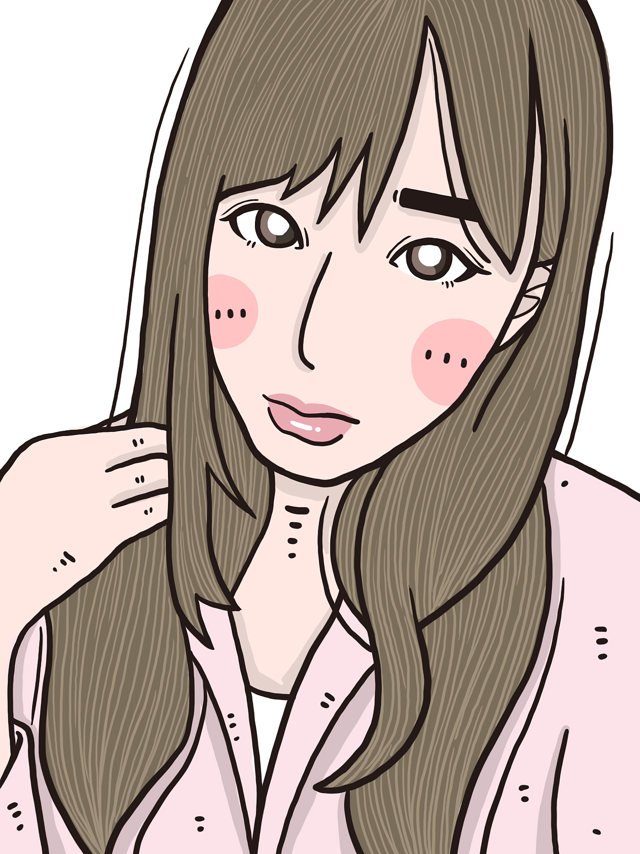 照片转手绘,人物肖像画